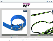 Tablet Screenshot of happypet-accesorios.com.ar